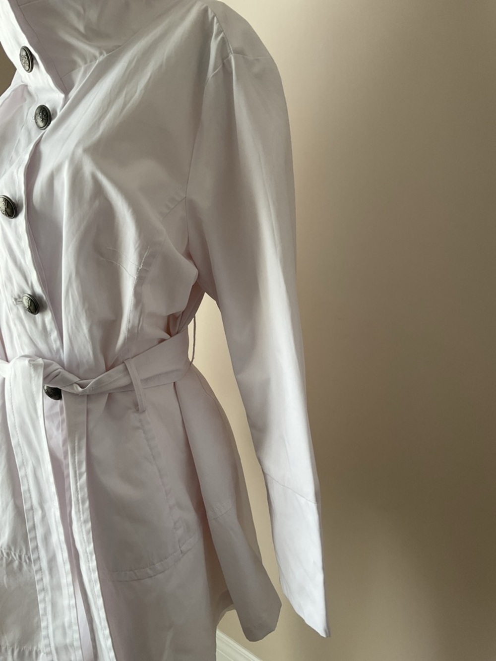 Black Rivet Trench Jacket - Picture 4 of 10